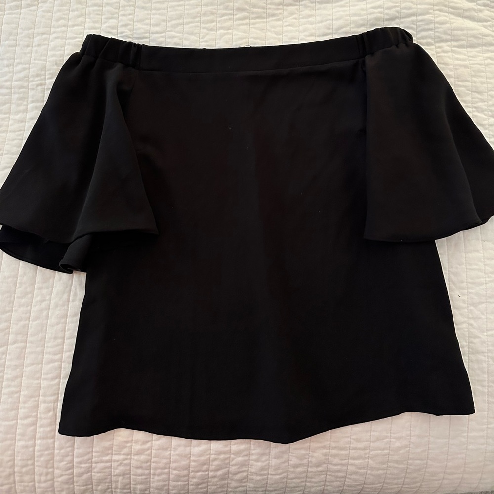 DO + BE off shoulder black top